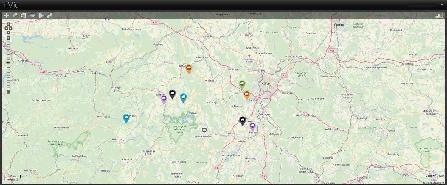Software für GPS Tracking von Fahrzeug und KFZ